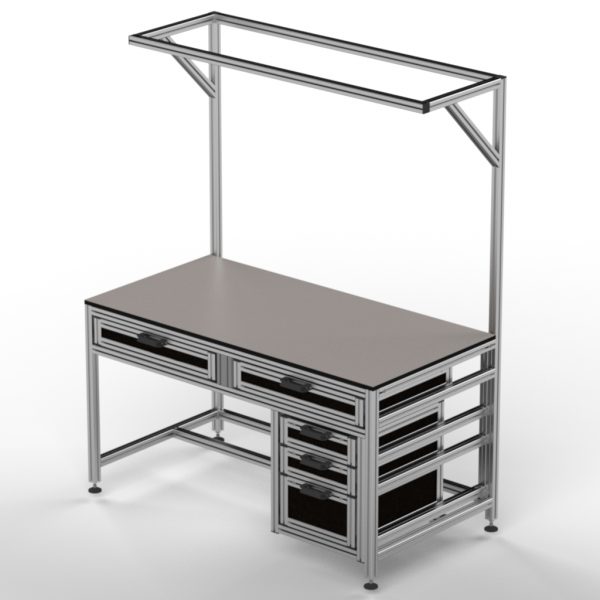 Factory Solutions-1600x800-Work Station 5 Drawer